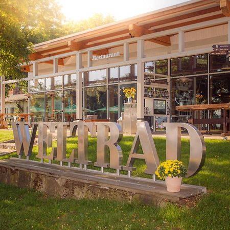 Hotel Weltrad Am Fluss Restaurant & Quartier Schönebeck Exterior foto
