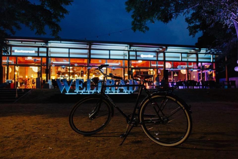 Hotel Weltrad Am Fluss Restaurant & Quartier Schönebeck Exterior foto
